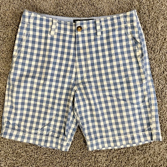American Eagle Outfitters Other - 5/$25 American Eagle blue and white gingham plaid shorts